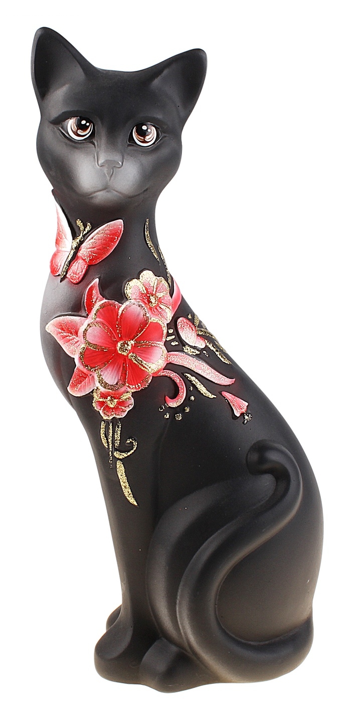 Сувенир Кошка Майа черная