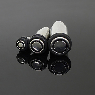 посеребренной нержавеющей стали пуля пупка / прокалывание ушей