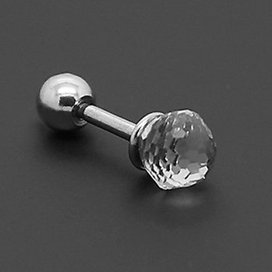 Crystal Ball прозрачным градиентом цвета Серьги Украшения для тела 1шт