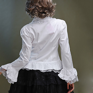 Длинные рукава Кружева подстриженные re Color Sweet Lolita Блузка