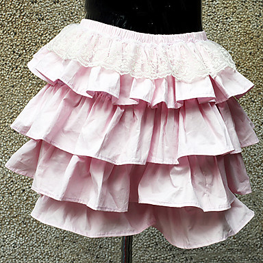 2 Цвет атласная Sweet Lolita Layered Шаровары