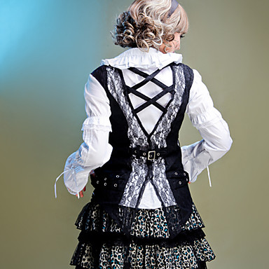 Рукавов черный хлопок Лолита nk Vest