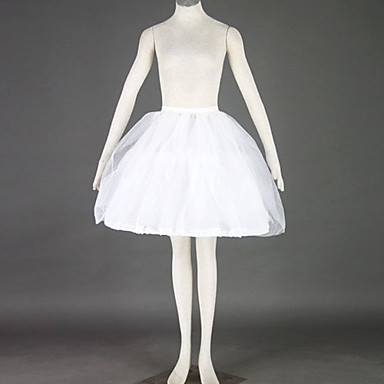 Длиной до колен черного хлопка Готическая Лолита юбка