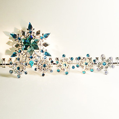 Замороженные Принцесса Эльза Swarovski Snow Flake головной убор (6 шт)