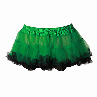 свежий стиль органза короткометражных страны Лолита юбка (талия: 60-90см, длина: 45 см)