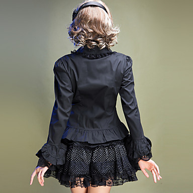 Длинные рукава Кружева подстриженные re Color Sweet Lolita Блузка