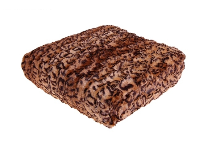 Покрывало мех Этель 1.5 сп Рысь 150*200 см 100% акрил, мех, Китай