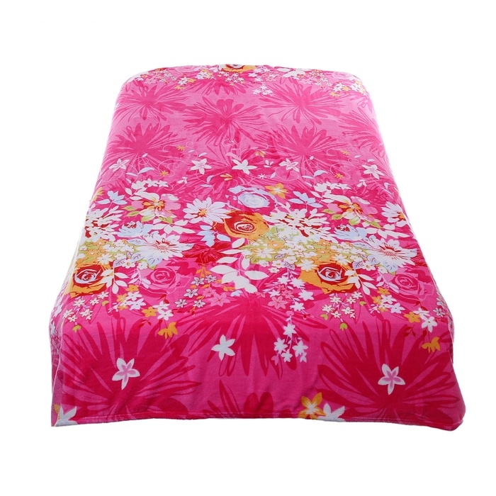 Плед Этель корал 1.5 сп Аморэ 150*200 см, 100% п/э, корал-флис, 220 гр/м2