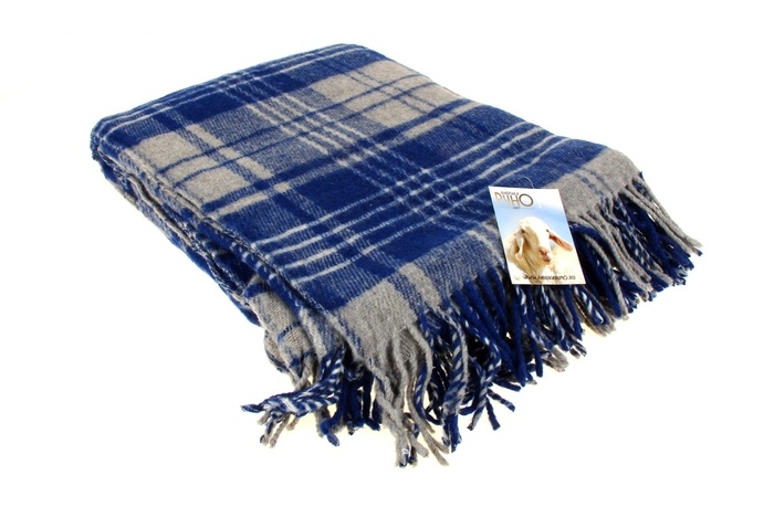 Плед Андо шерстяной, 100% новозеландская шерсть 140*200 см, цв.24