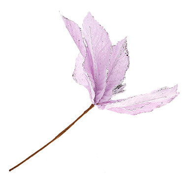 1PCS Glitter rple Flower Новогоднее украшение