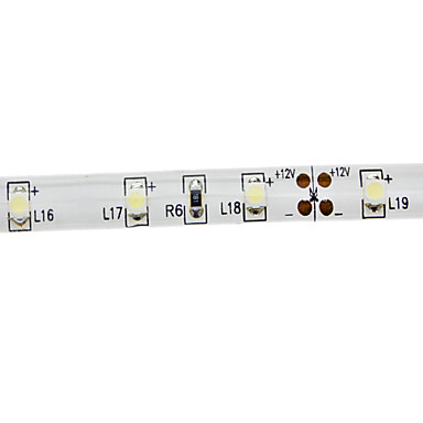 Водонепроницаемый 5M 18W 300x3528 SMD белый свет СИД лампа (12В, IP44)