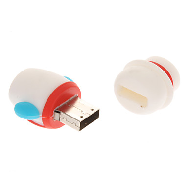 Пластиковые Маленький Рождественский Снеговик Модель USB 8GB