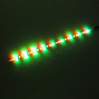 27-30см LED RGB мигающий свет Газа лампы для автомобилей (DC 12V)