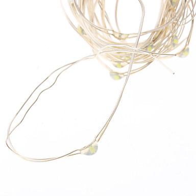 2М 20-LED White Light 2 мигающий режимы струнного Firy лампы (2xLR44)