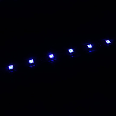2W 30CM 12x5050SMD Гибкая синий / белый / красный свет Светодиодные полосы света (12)