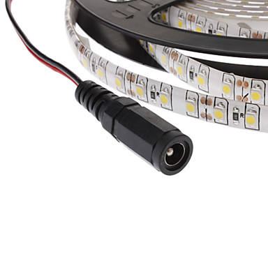 Водонепроницаемый 5M 600x3528SMD 30W теплый белый свет лампы светодиодные ленты (DC 12V)