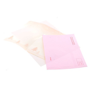 10-Pck инструмента полые Новогодняя открытка с конвертом (10-дюймовый)