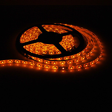 5M 20W 300x3528SMD желтый свет лампы светодиодные ленты с адаптером переменного тока (100-240V)