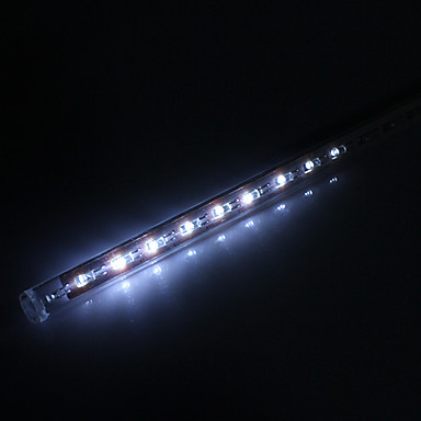 30см фестиваль украшения White LED Meteor Rin Светильники для Christs Prty (8-Pck, 110-220V)