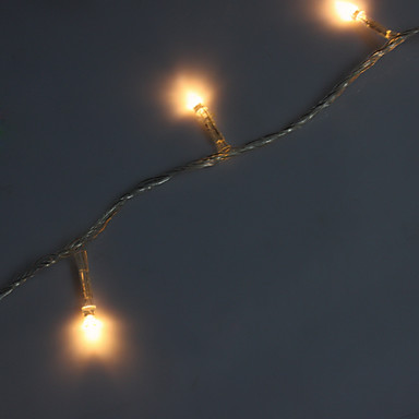 10М 100-LED Пурпурный / теплый белый свет лампы светодиодные ленты (220)