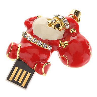 Металл Деда Мороза Пакет Модель USB 8GB