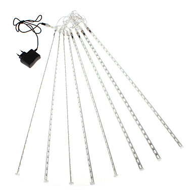 50см фестиваль украшения Blue LED Meteor Rin Светильники для Christs Prty (8-Pck, 110-220V)