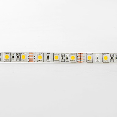 водонепроницаемый 5м 60W 300x5050 SMD холодный / теплый белый свет лампы светодиодные ленты (12)