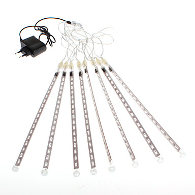 30см фестиваль украшения Blue LED Meteor Rin Светильники для Christs Prty (8-Pck, 110-220V)