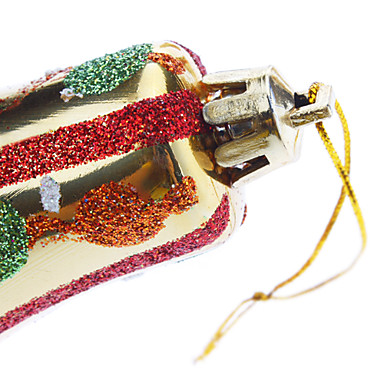 4шт бронзовой пластики кольцевой украшение подвеска на Рождество