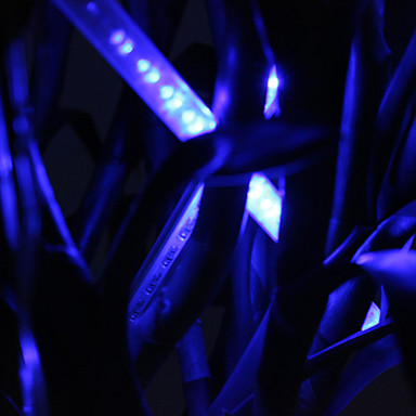 50см фестиваль украшения Blue LED Meteor Rin Светильники для Christs Prty (8-Pck, 110-220V)