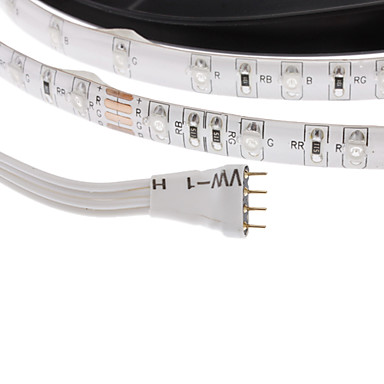 5M 20Вт 300x3528SMD RGB LED светодиодная лента с C адаптером и дистанционным управлением (100-240В)