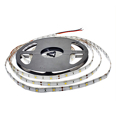 Водонепроницаемый 5M 30W 150x5050 SMD теплый белый свет светодиодных Газа лампы (12В, IP44)