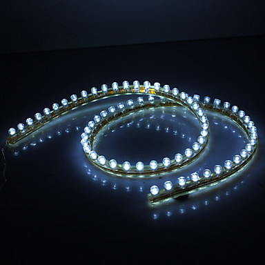Водонепроницаемый 48см 48-LED White Светодиодная лента для автомобиля (12В)
