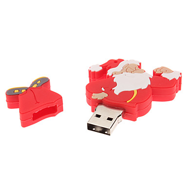 4 Гб Рождество Санта Клаус 2 USB 2.0 Flsh Drive
