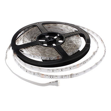 5M 20Вт 300x3528SMD RGB LED светодиодная лента с C адаптером и дистанционным управлением (100-240В)