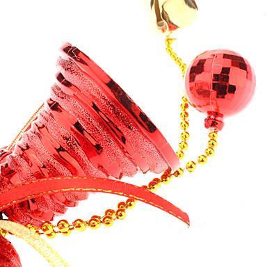 Пара Красный Белл Новогоднее украшение Рождественская елка орнамент