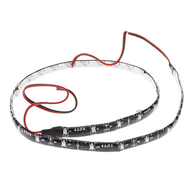 60см 2W 30x3528SMD красный свет лампы светодиодные ленты (DC 12V)