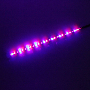 27-30см LED RGB мигающий свет Газа лампы для автомобилей (DC 12V)