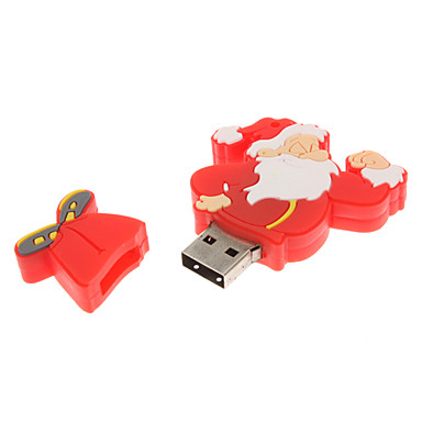 Пластиковые Мультфильм Санта-Клаус Модель USB 16GB