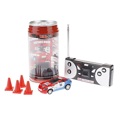 Wltoys 2015-1 1:63 Мини гоночная машинка на пульте управления, упакована в жестяную тубу. Множество цветов