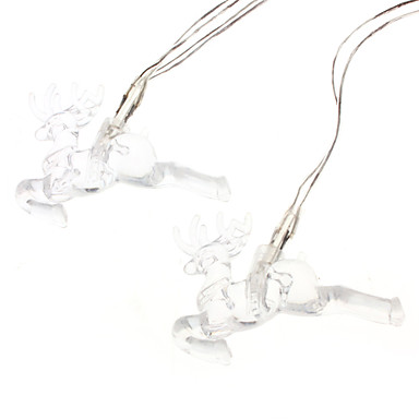 1.5M 10-LED Deer форме Light струнного Firy лампы на Рождество (3x)