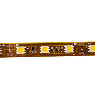 5м 14W 300x5050 SMD теплый белый свет лампы светодиодные ленты (DC 12V)