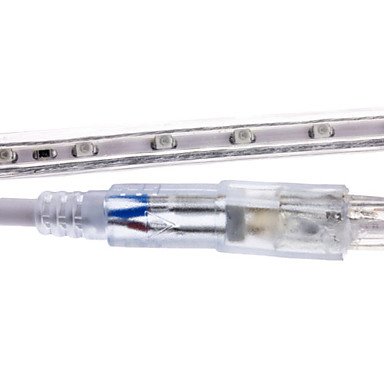 Водонепроницаемый 3,5 Вт / M 3528 SMD желтый свет лампы светодиодные ленты (220, длина по выбору пользователя)
