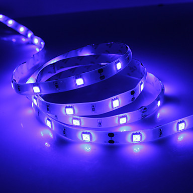 Водонепроницаемый 5M 30W 150x5050 SMD Blue Light светодиодные ленты лампы (12, Синий)