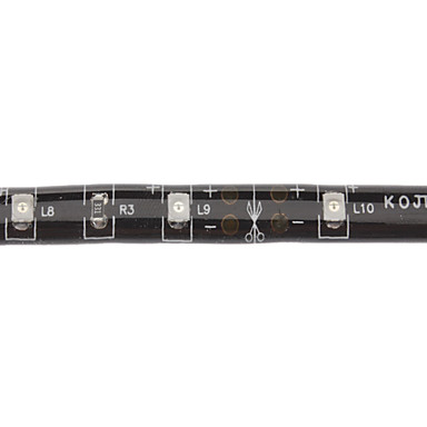 60см 2W 30x3528SMD красный свет лампы светодиодные ленты (DC 12V)