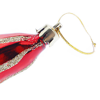 4 Pick Multi-Color Пластиковые украшения Сосна на Рождество