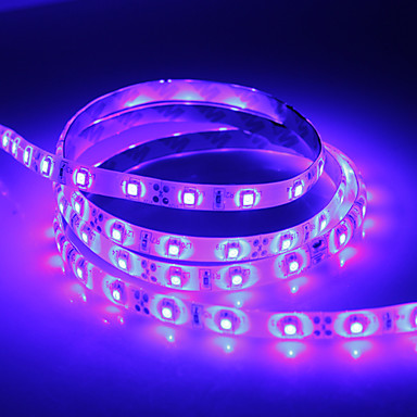 Водонепроницаемый 5M 18W 300x3528 SMD Blue Light светодиодные ленты лампы (12, IP44)