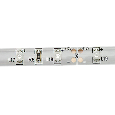 Водонепроницаемый 5M 18W 300x3528 SMD Blue Light светодиодные ленты лампы (12, IP44)