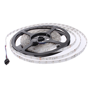 водонепроницаемый 5м 300x3528 SMD RGB LED полосы света с 24-кнопочный пульт дистанционного управления и адаптер переменного тока набор (100-240V)