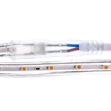 Водонепроницаемая LED лента (3.5W/M 3528 SMD), цвет - фиолетовый, 220V, длина в ассортименте.